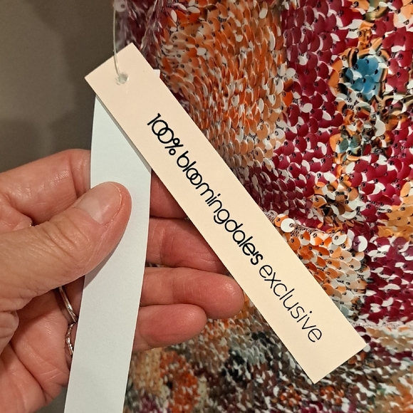 Aqua Purple and Orange Ruffled Tiered Fun & Flirty Mini Dress - Picture 6 of 7